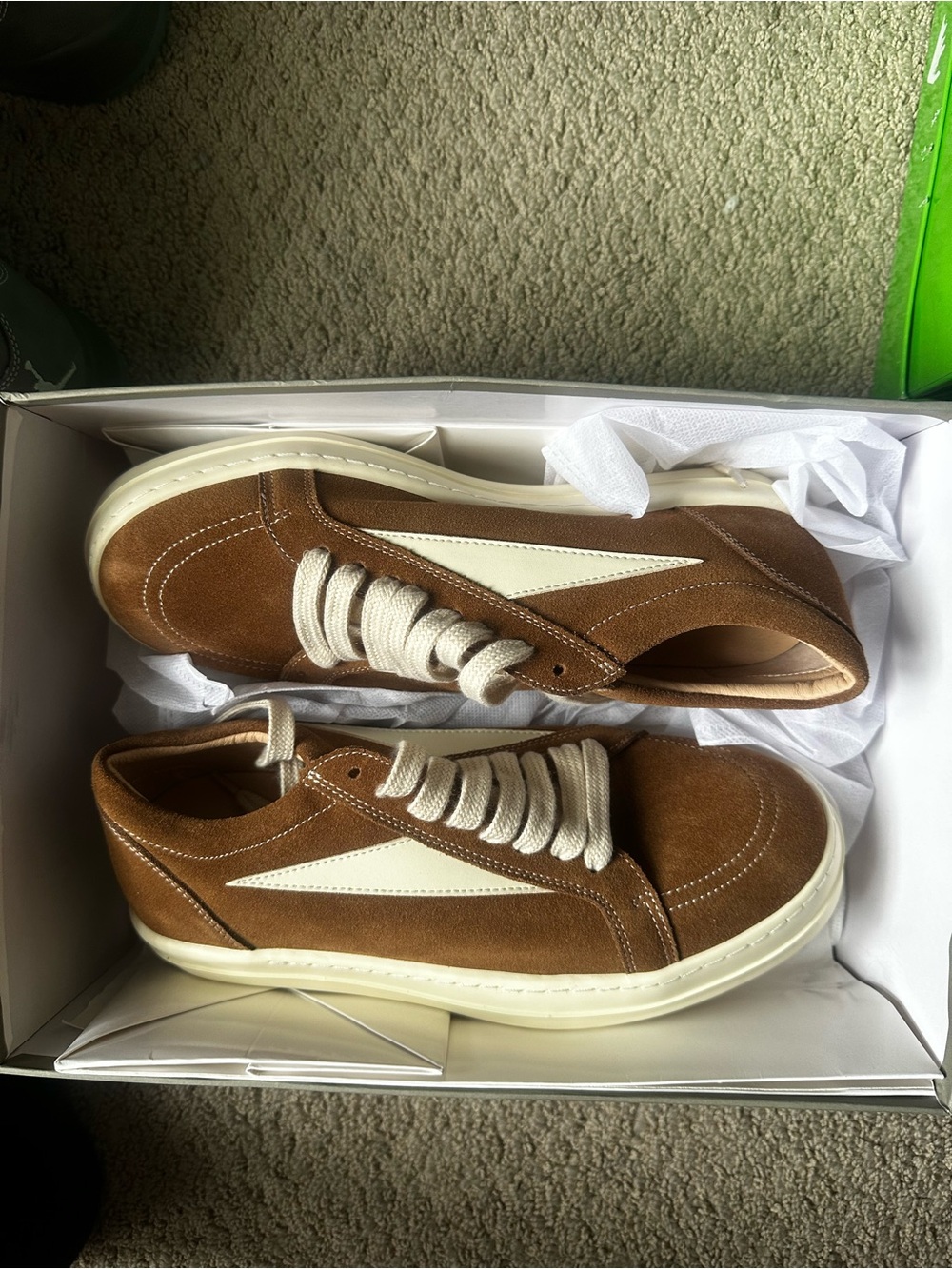 Rick Owens Brown vans
